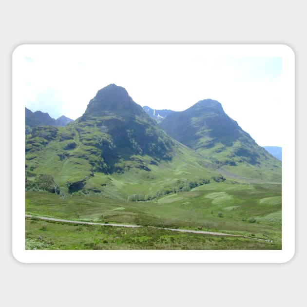 Glencoe, Scotland Sticker by goldyart